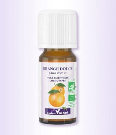 Flacon de 10 ml d'huile essentielle d'Orange douce du docteur valnet