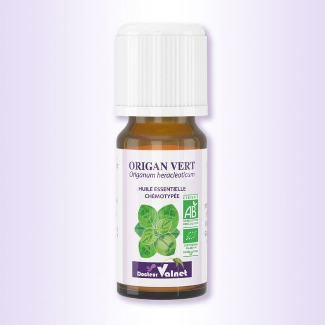 Flacon de 10 ml d'huile essentielle d'Origan vert du docteur valnet