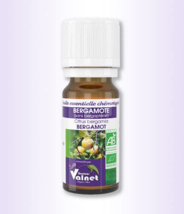 flacon 10 ml d'huile essentielle de bergamote du du Dr. Valnet