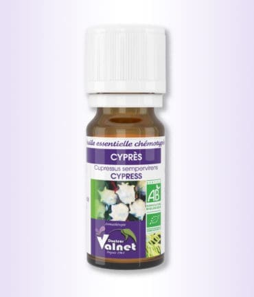 flacon 10 ml d'huile essentielle de cypres du Dr. Valnet