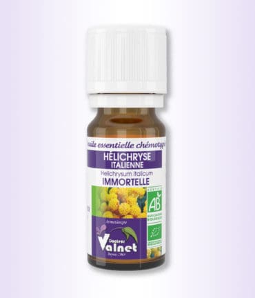 Flacon 10 ml d'huile essentielle d'helichryse italienne du Dr. Valnet
