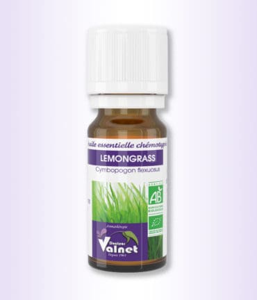 flacon 10 ml d'huile essentielle de Lemongrass du dr. valnet