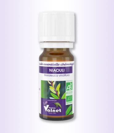 Flacon de 10 ml d'huile essentielle de Niaouli du docteur valnet