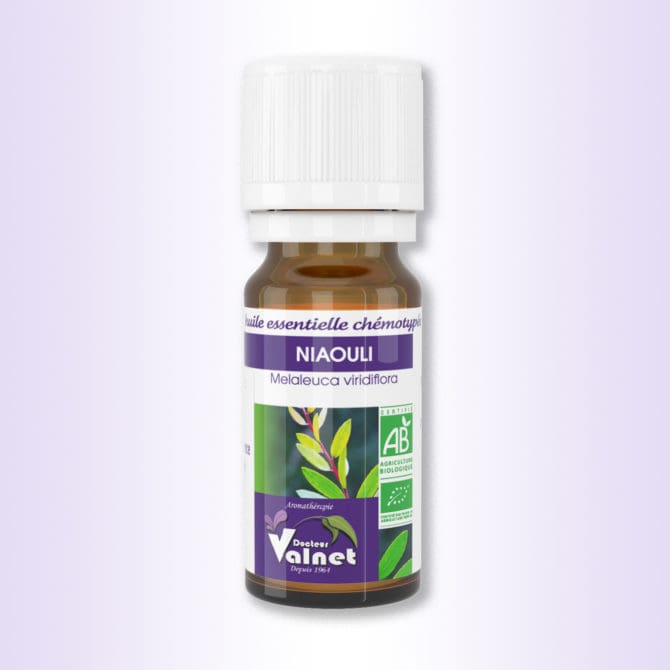 Flacon de 10 ml d'huile essentielle de Niaouli du docteur valnet