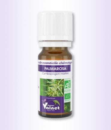 Flacon de 10 ml d'huile essentielle de Palmarosa du docteur valnet