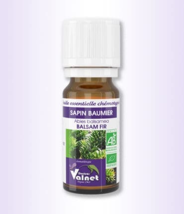 Flacon de 10 ml d'huile essentielle de Sapin Baumier du Docteur valnet