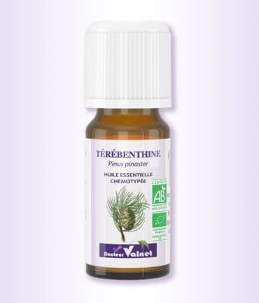 Flacon de 10 ml d'huile essentielle de Térébenthine du docteur valnet