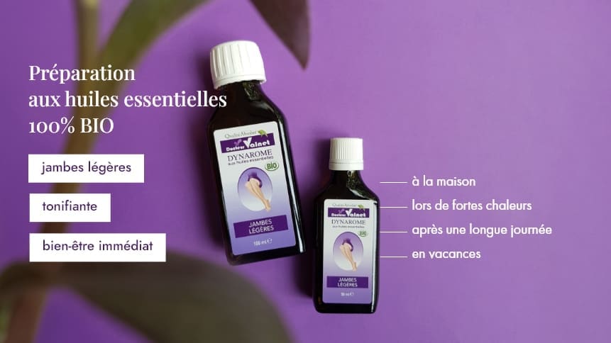 Dynarome, soin d'appoint pour le confort des jambes