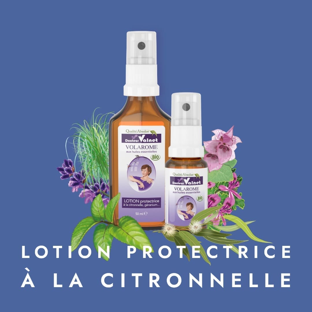 Volarome, lotion protectrice à la citronnelle aux huiles essentielles 100% BIO