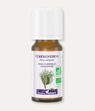 Flacon de 10 ml d'huile essentielle de Térébenthine du Docteur Valnet